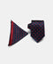 Jacquard Tie 6 cm Dark Blue