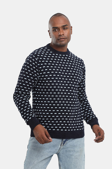 Regular Fit Pullover Dark Blue