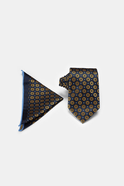 Jacquard Tie 6 cm Yellow