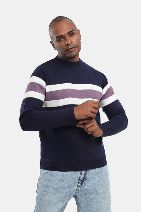 Regular Fit Pullover Dark Blue