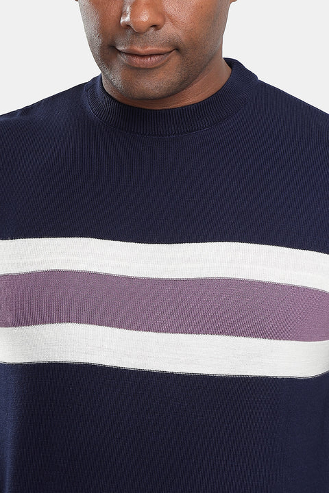 Regular Fit Pullover Dark Blue