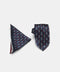 Jacquard Tie 6 cm Dark Blue