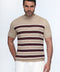 Regular Fit T-Shirt Knitted Beige