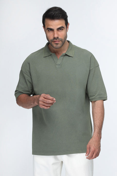 Polo Shirt Relax Fit Green