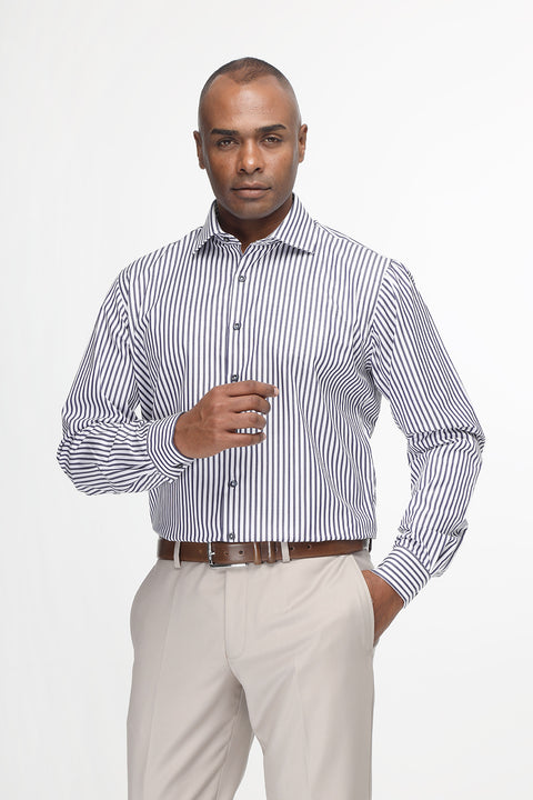 Regular Fit Shirt Dark Blue