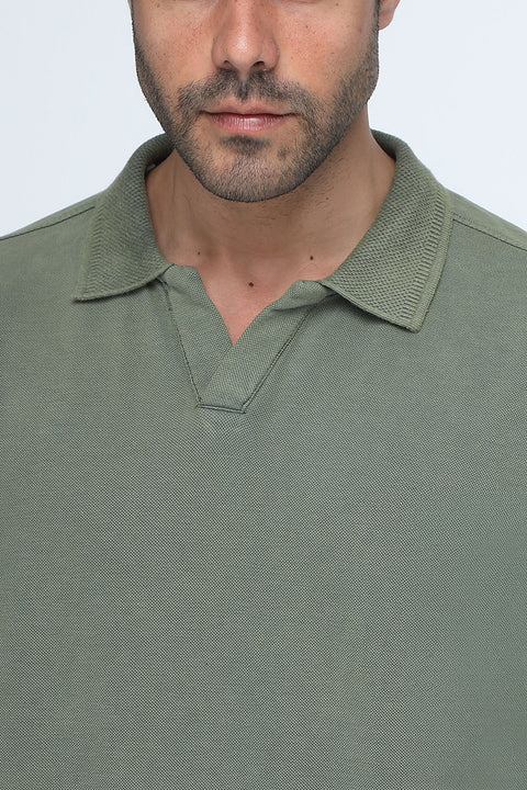 Polo Shirt Relax Fit Green