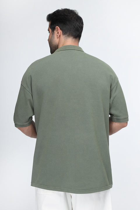 Polo Shirt Relax Fit Green