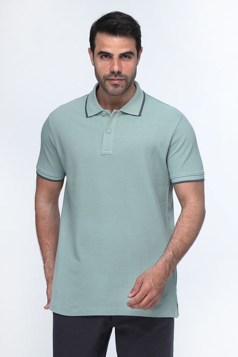 Polo Shirt Regular Fit Green