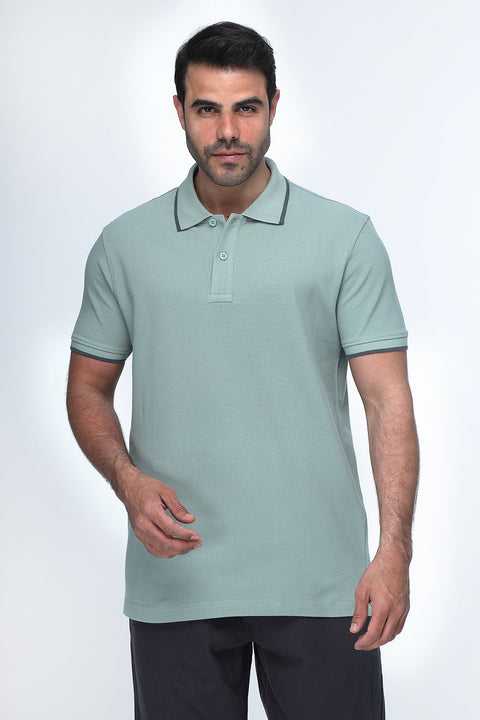 Polo Shirt Regular Fit Green