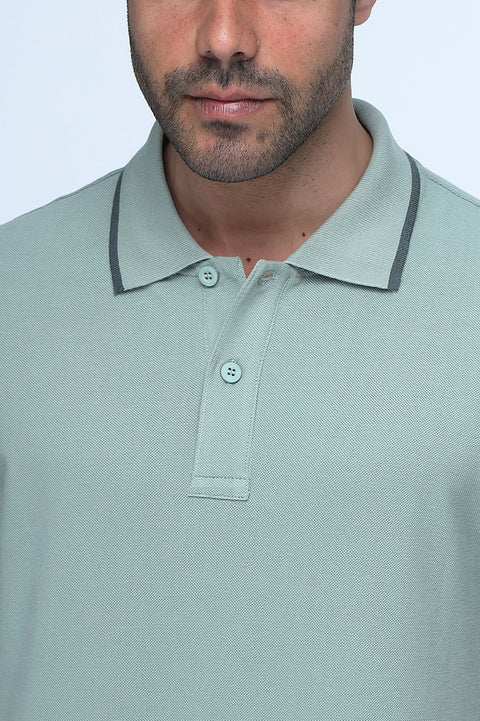 Polo Shirt Regular Fit Green