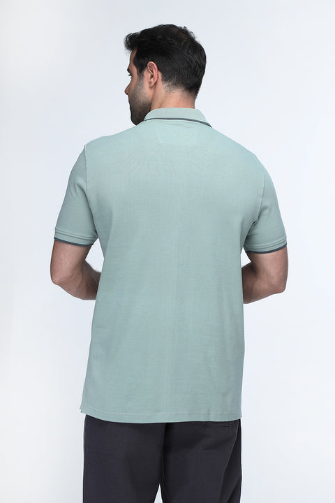 Polo Shirt Regular Fit Green