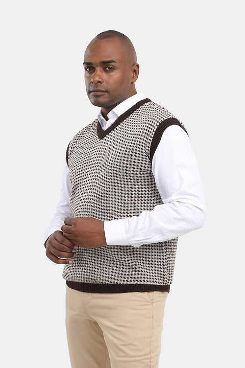 Regular Fit Gilet Brown
