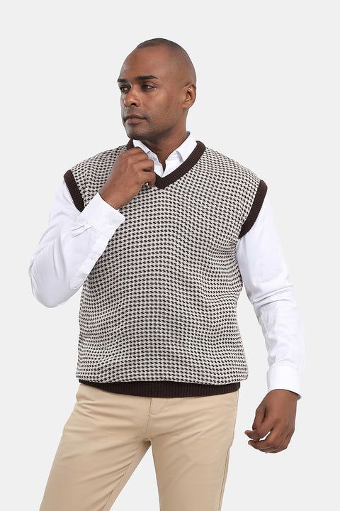 Regular Fit Gilet Brown