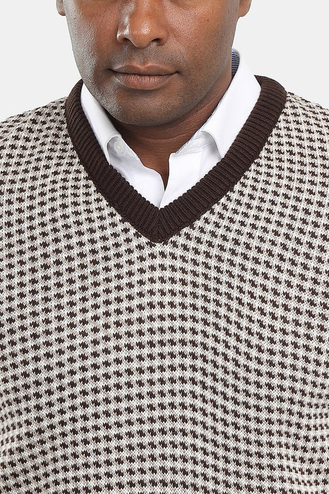 Regular Fit Gilet Brown
