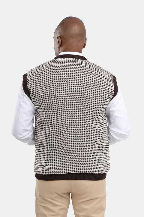 Regular Fit Gilet Brown