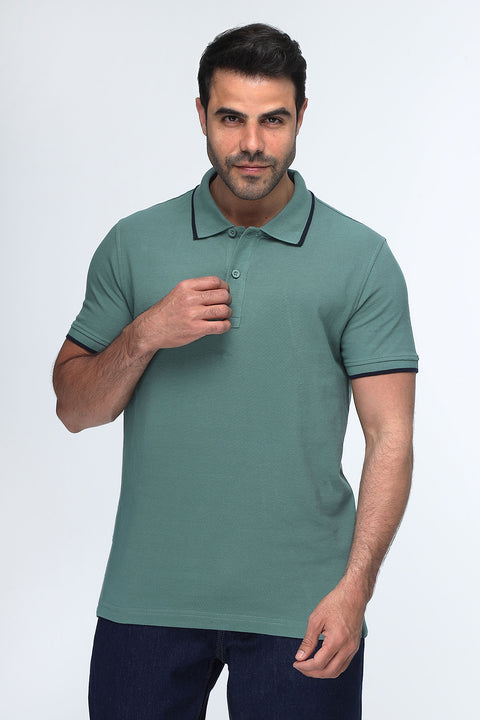 Polo Shirt Regular Fit Green