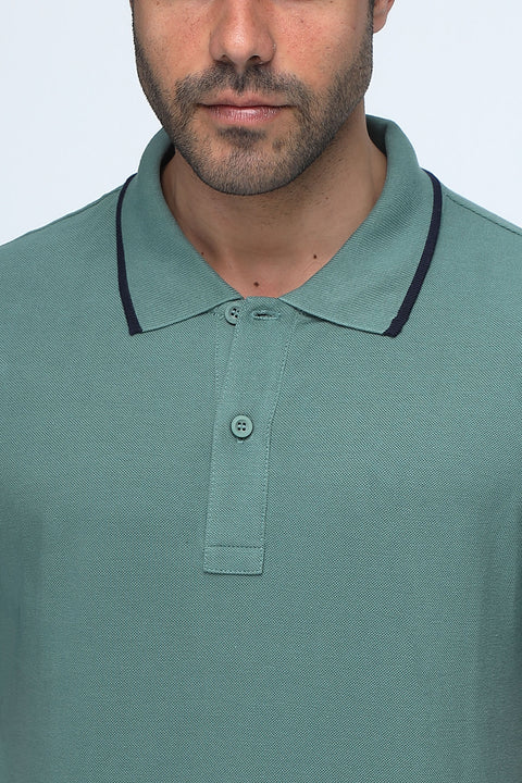 Polo Shirt Regular Fit Green