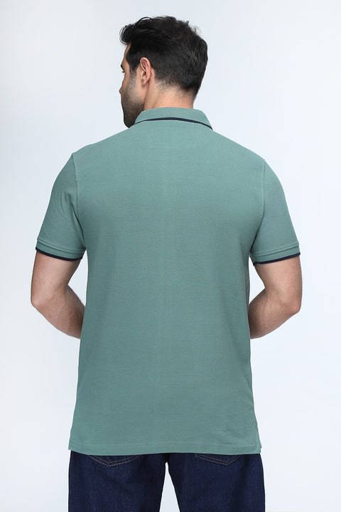 Polo Shirt Regular Fit Green