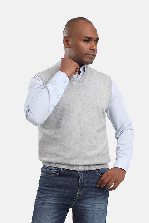 Regular Fit Gilet Gray