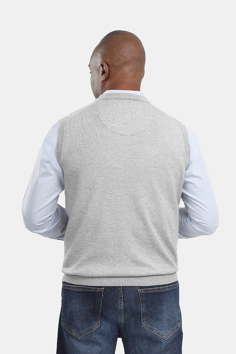 Regular Fit Gilet Gray