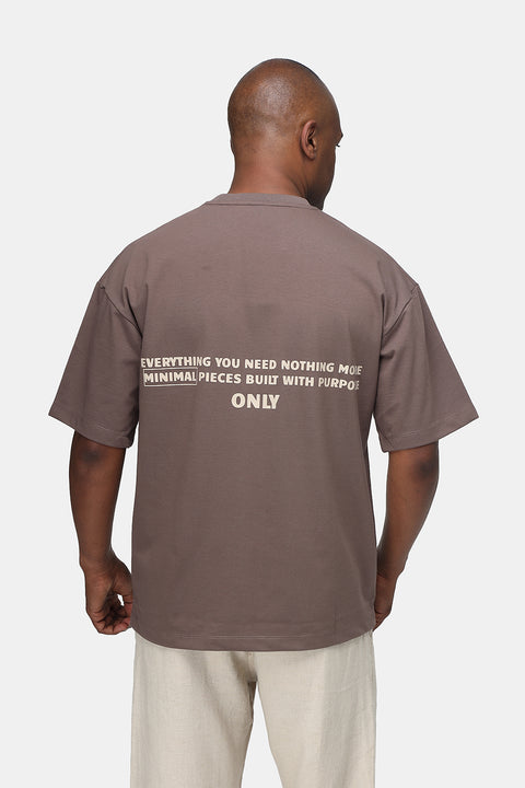 Relax Fit T-Shirt Brown