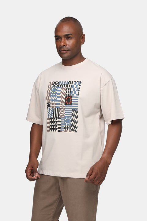 Relax Fit T-Shirt Beige