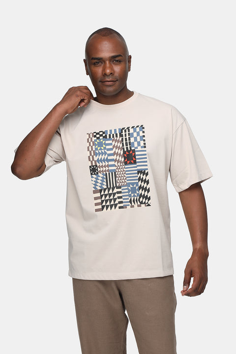 Relax Fit T-Shirt Beige