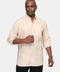 Regular Fit Linen Shirt Orange