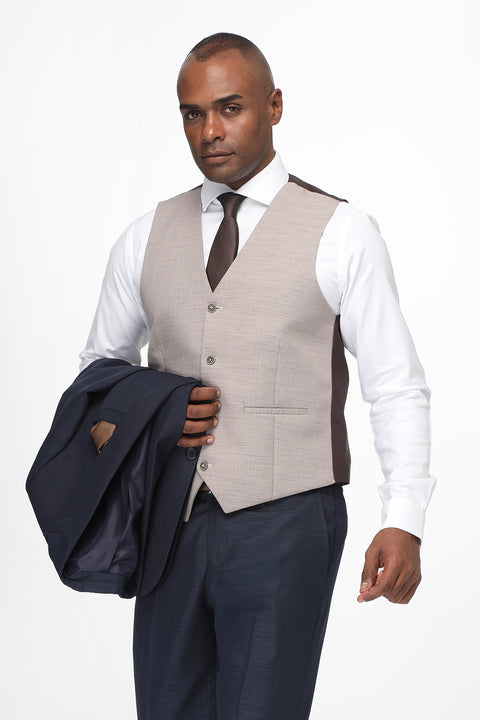 Slim Fit Suit Dark Blue