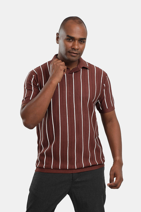 Polo Shirt Regular Fit Brown