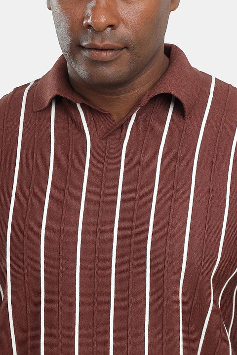 Polo Shirt Regular Fit Brown