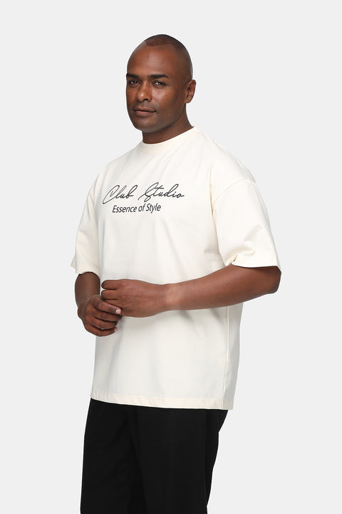 Relax Fit T-Shirt Beige