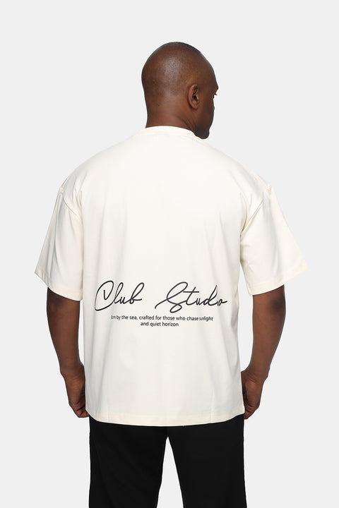Relax Fit T-Shirt Beige
