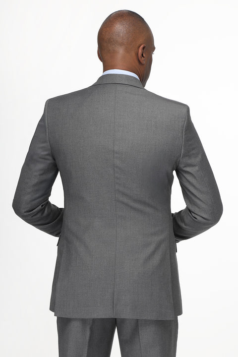Slim Fit Suit Light Gray