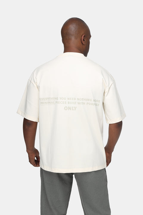 Relax Fit T-Shirt Beige