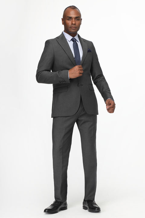 Slim Fit Suit Gray