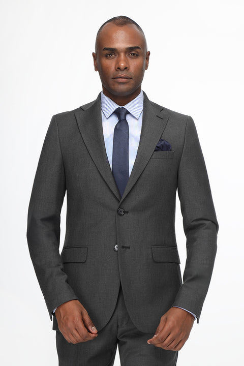 Slim Fit Suit Gray
