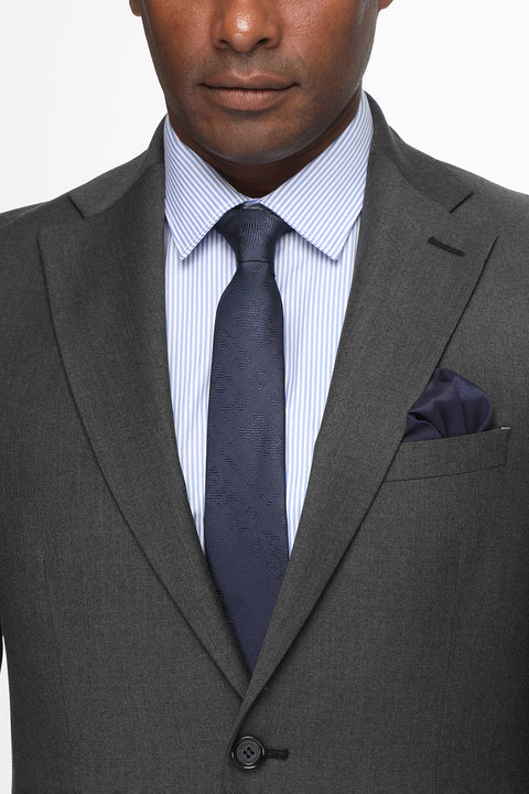 Slim Fit Suit Gray