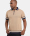 Polo Shirt Regular Fit Knitted Beige