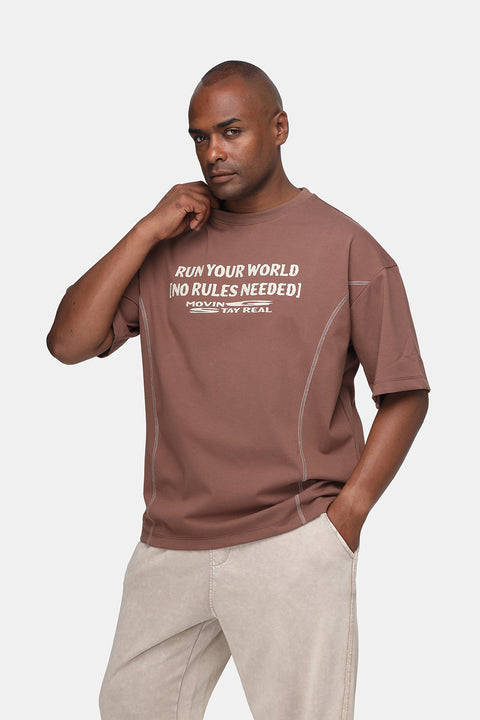 Relax Fit T-Shirt Brown