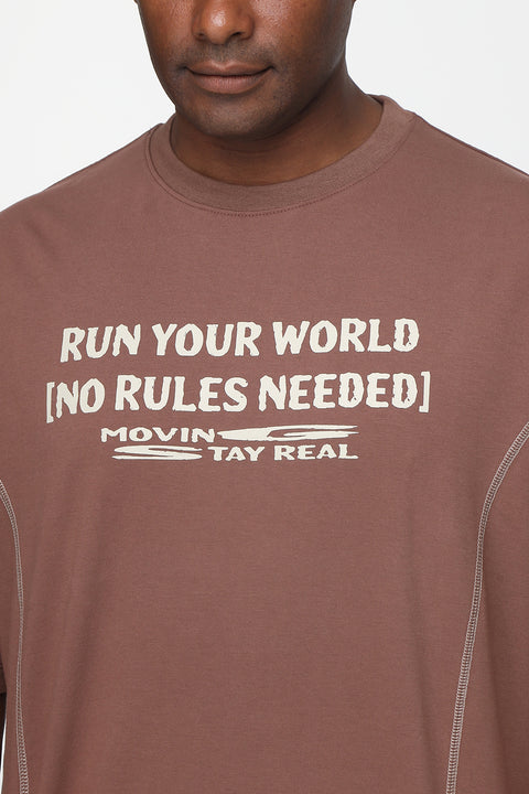 Relax Fit T-Shirt Brown