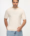 Regular Fit T-Shirt Knitted Beige