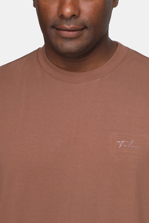 Regular Fit T-Shirt Brown