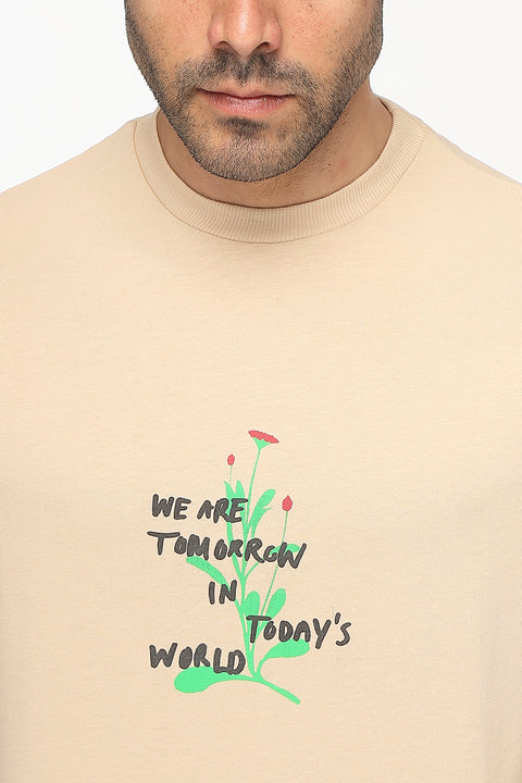 Regular Fit T-Shirt Beige