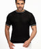 Regular Fit T-Shirt Knitted Black