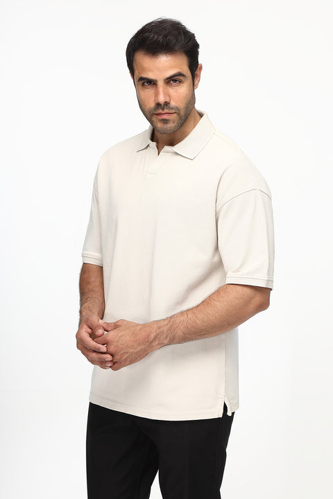 Polo Shirt Relax Fit Beige