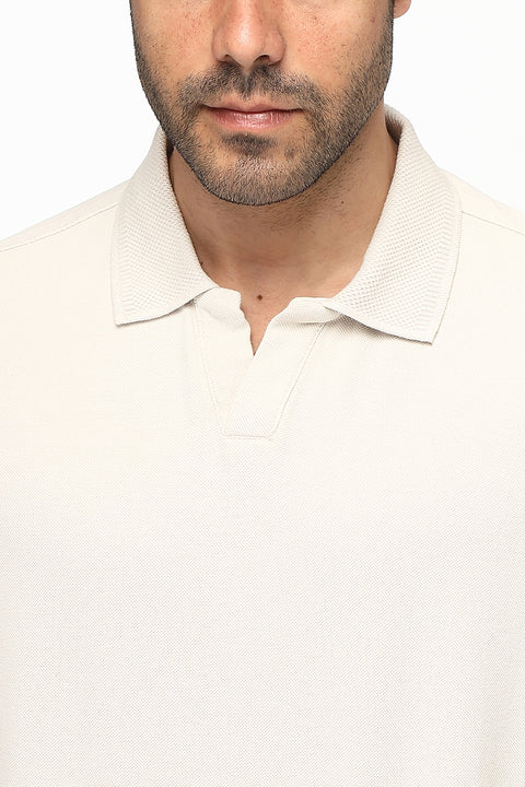 Polo Shirt Relax Fit Beige