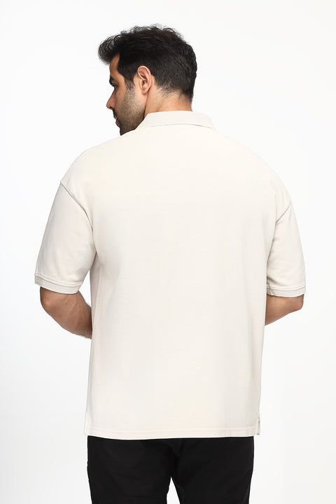 Polo Shirt Relax Fit Beige