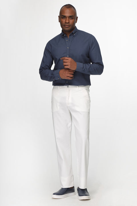 Slim Straight Chino Off White