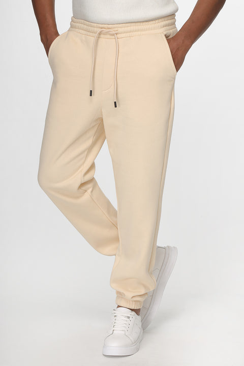 Regular Fit Sweat Pants Beige